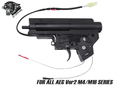ZC LEOPARD V2 QD スタンダード メカボックスCOMP 8mm 前方配線/マイクロスイッチ for AEG M4