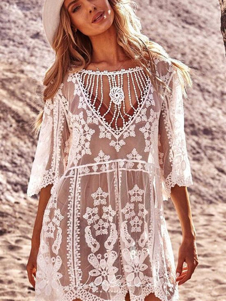 beach pullover dress