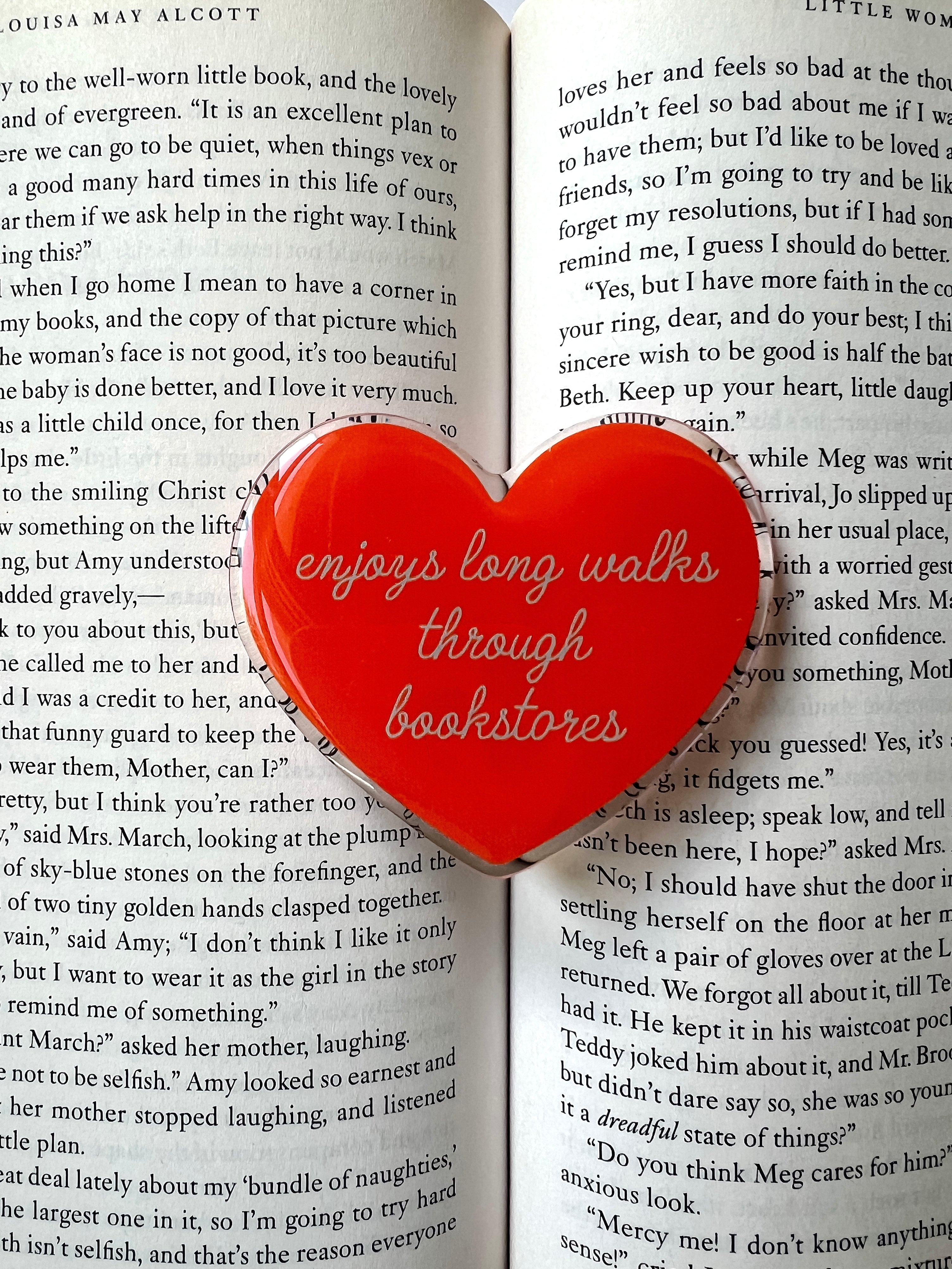 Long Walks Through Bookstores E-Reader Grip