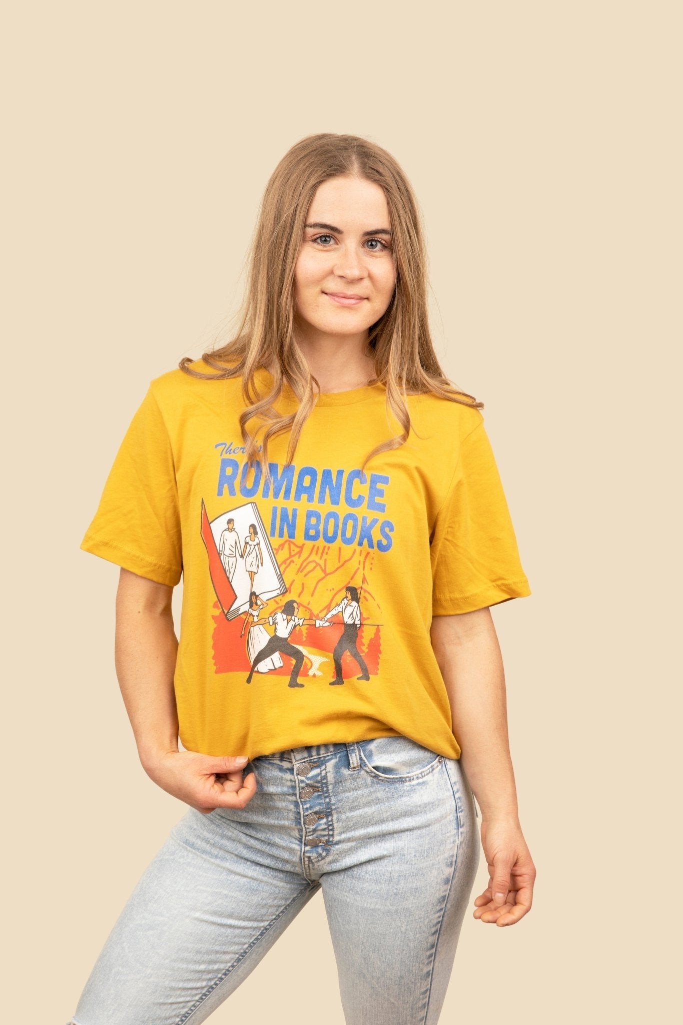 There's Romance in Books Tee