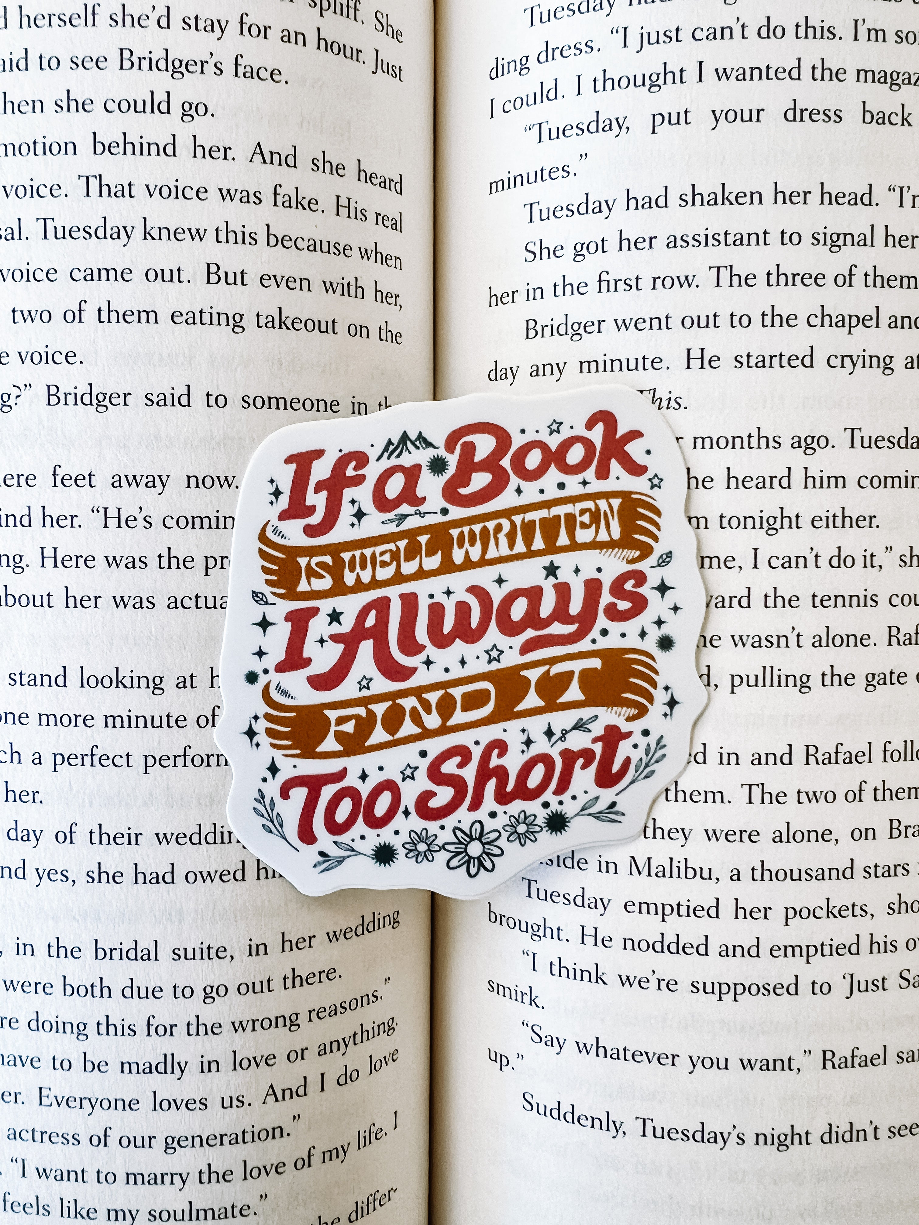 If a Book is Well Written Sticker