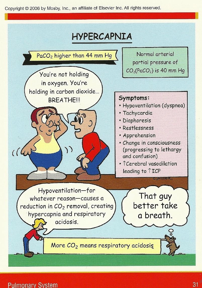 high carbon dioxide in blood symptoms