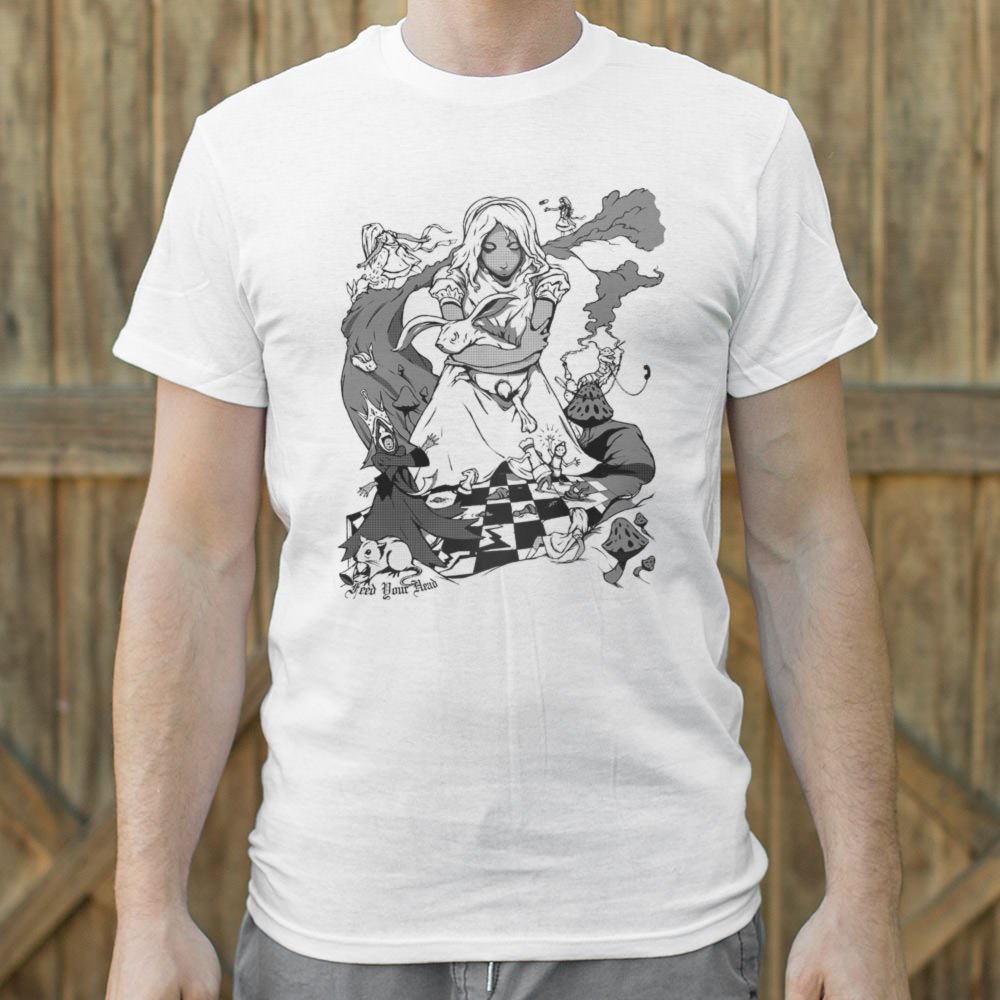 alice in wonderland mens shirt