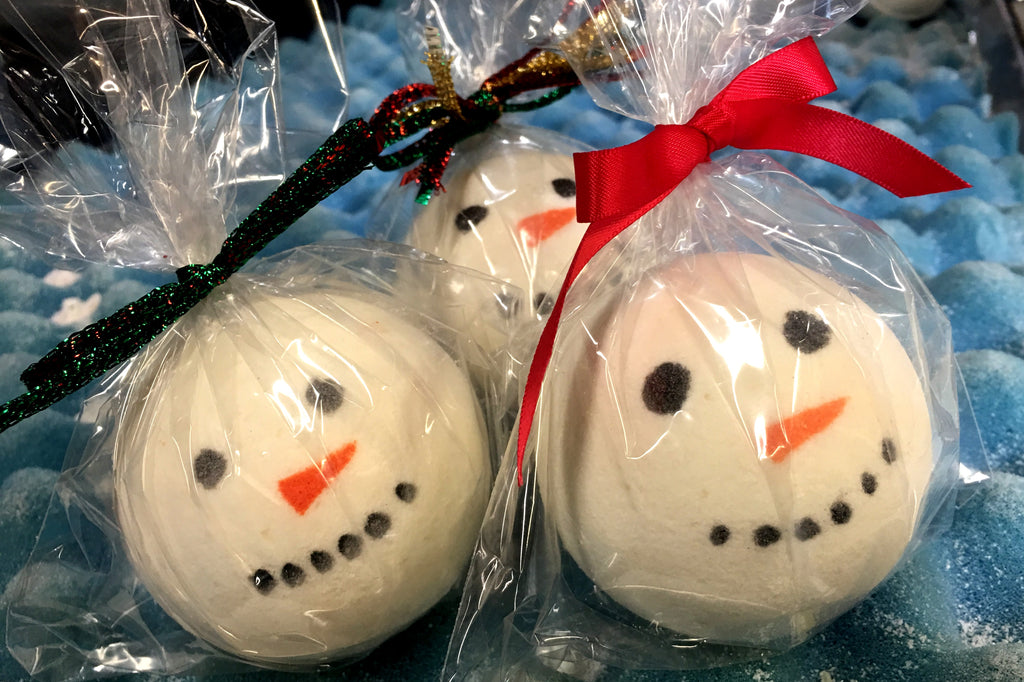 snowman bath bomb