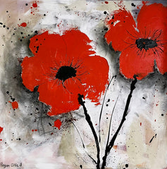 Two Poppies by Regan O'Neill