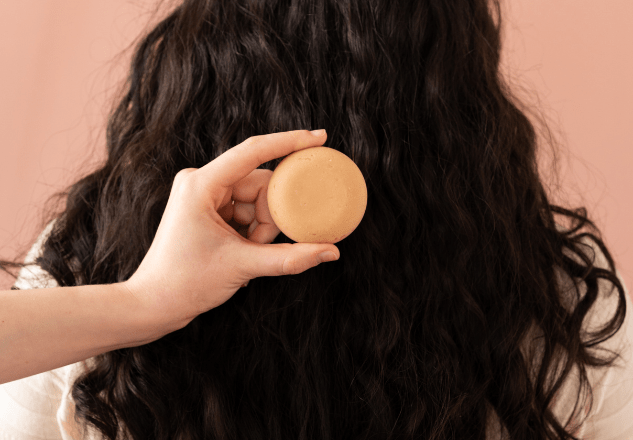 Pain de Shampoing solide pour cheveux normaux à tendance sèche format  économique
