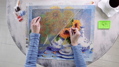 Flat Surface for Diamond Painting