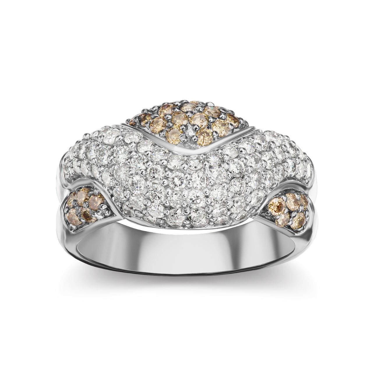 Pavé Diamonds Fashion Ring