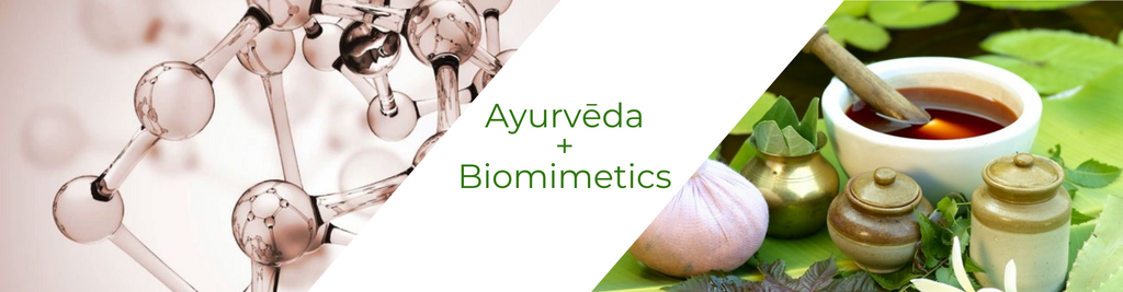 Ayurveda Biomimetics skincare minimalist