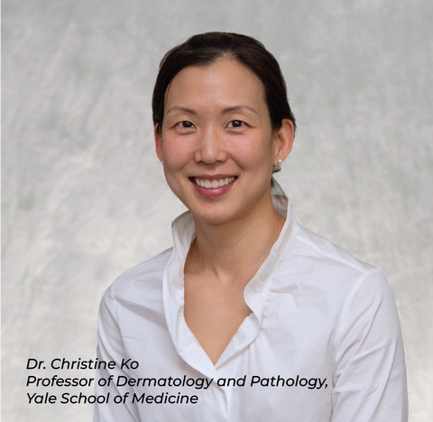 Dermatologist explaining biomimetic advancements with Probiotics skincare