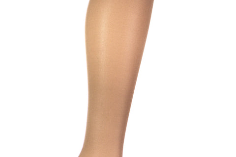 Zoom On Compression Socks Fabric Showing A Full Women Calf