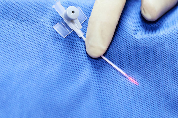 Image Showing Laser Treatment Needle To Get Rid Of Varicose Veins