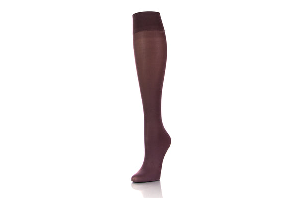 Traveling Compression Socks For Flying - Brown - Full View