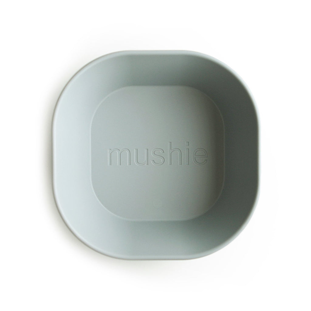 Mushie Square Dinnerware Bowl, Set of 2 (Blush)