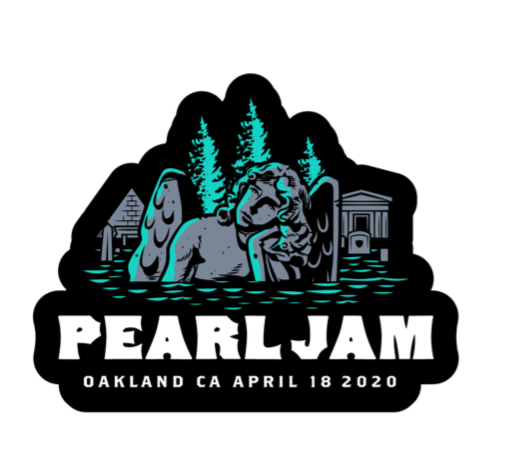 Pearl Jam Ten Hands Vinyl Sticker - AG Design