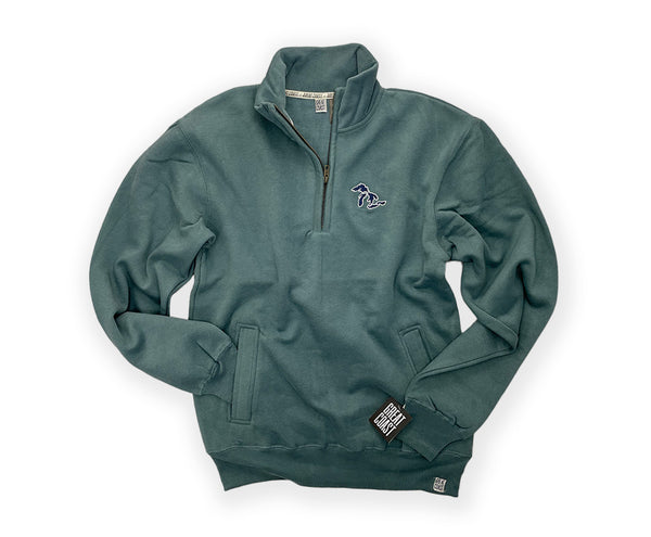 MENS 1/4 ZIP- OASIS- GREAT LAKES EMBROIDERY – Momentum Outfitters