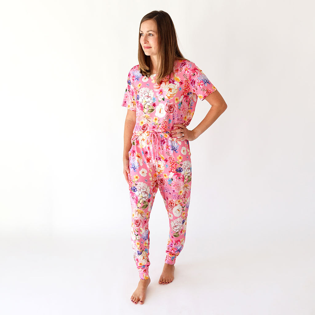 Image of Chantria Women's Short Sleeve Scoop Loungewear