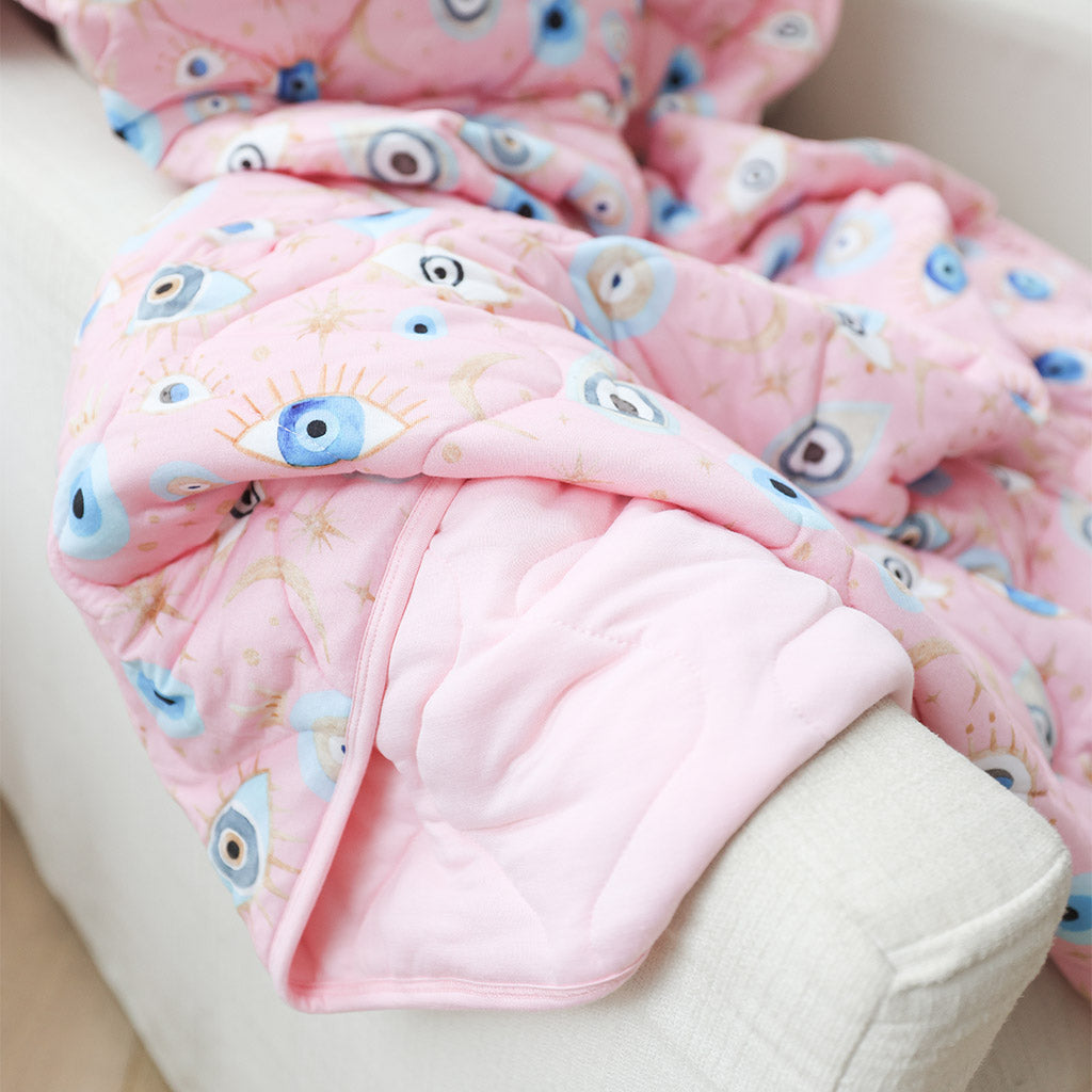 Image of Posh Fiona & Starry Pink Reversible Quilted Patoo®