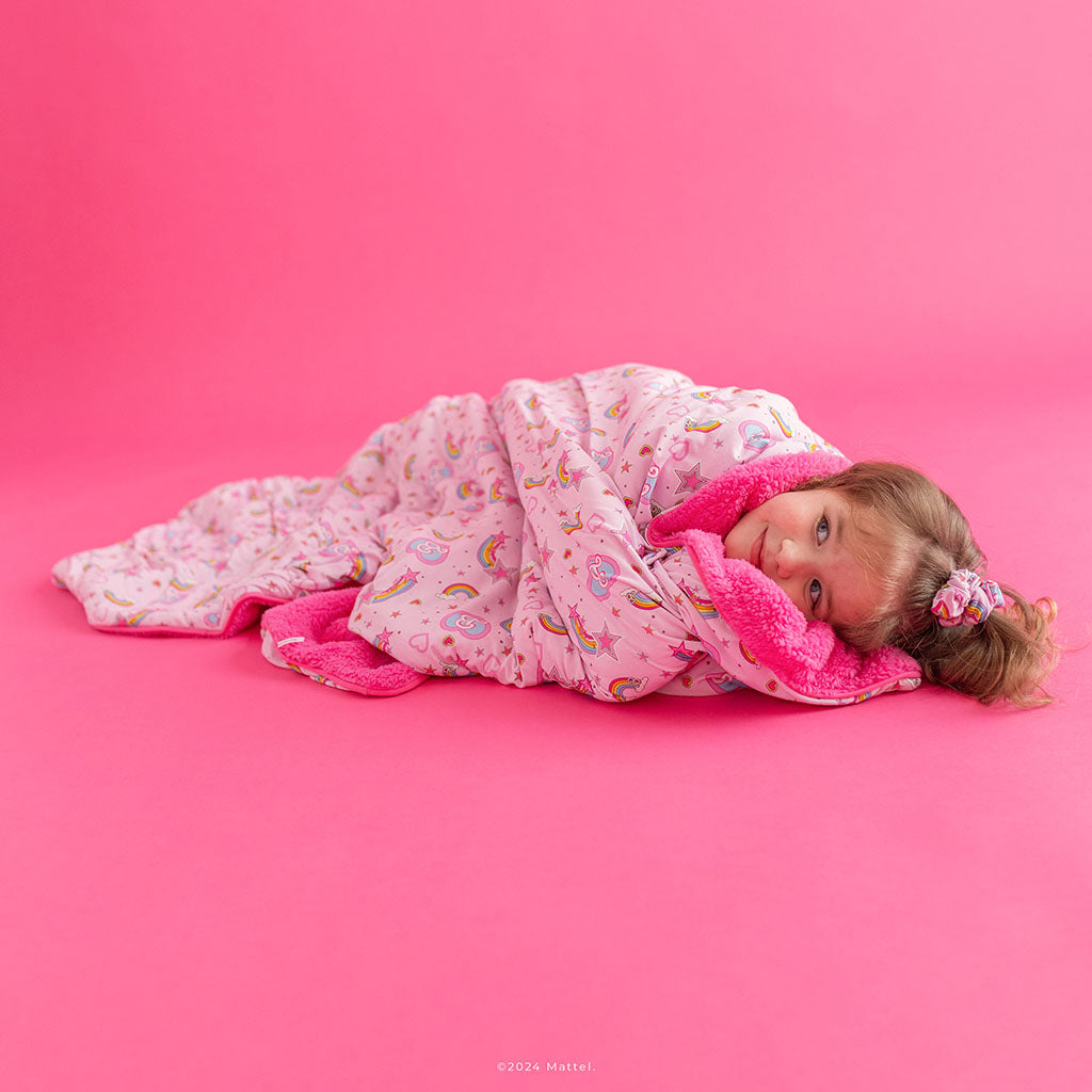 Image of Barbie™ Star Power Luxe Plush Patoo® Blanket