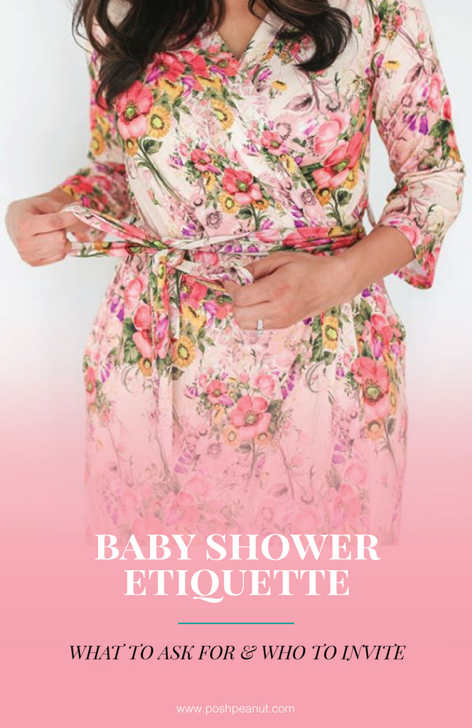 floral print womens robe for mom baby shower registry gift