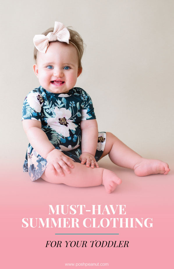 baby girl in toddler dress bodysuit