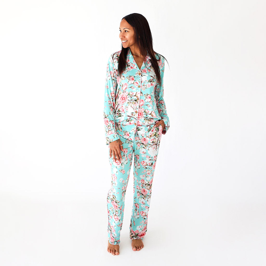 Image of Spring Rose Women's Relaxed Pant Luxe Loungewear