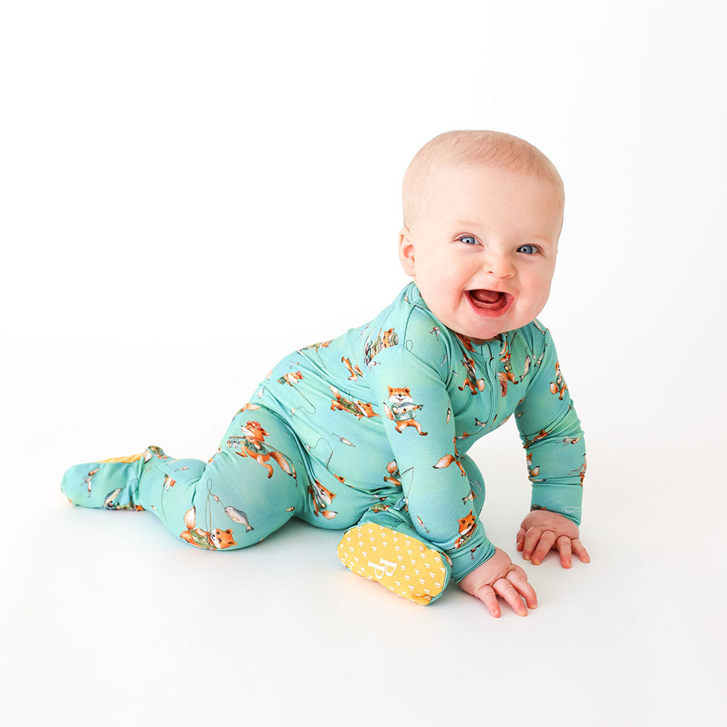 Baby Boy Footed Pajamas | Posh Peanut – poshpeanut.com