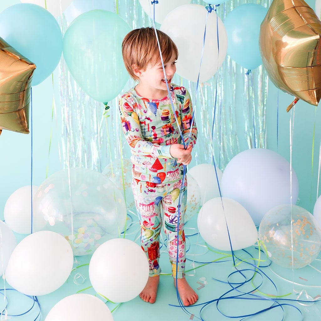 Image of Happy Birthday Long Sleeve Pajamas