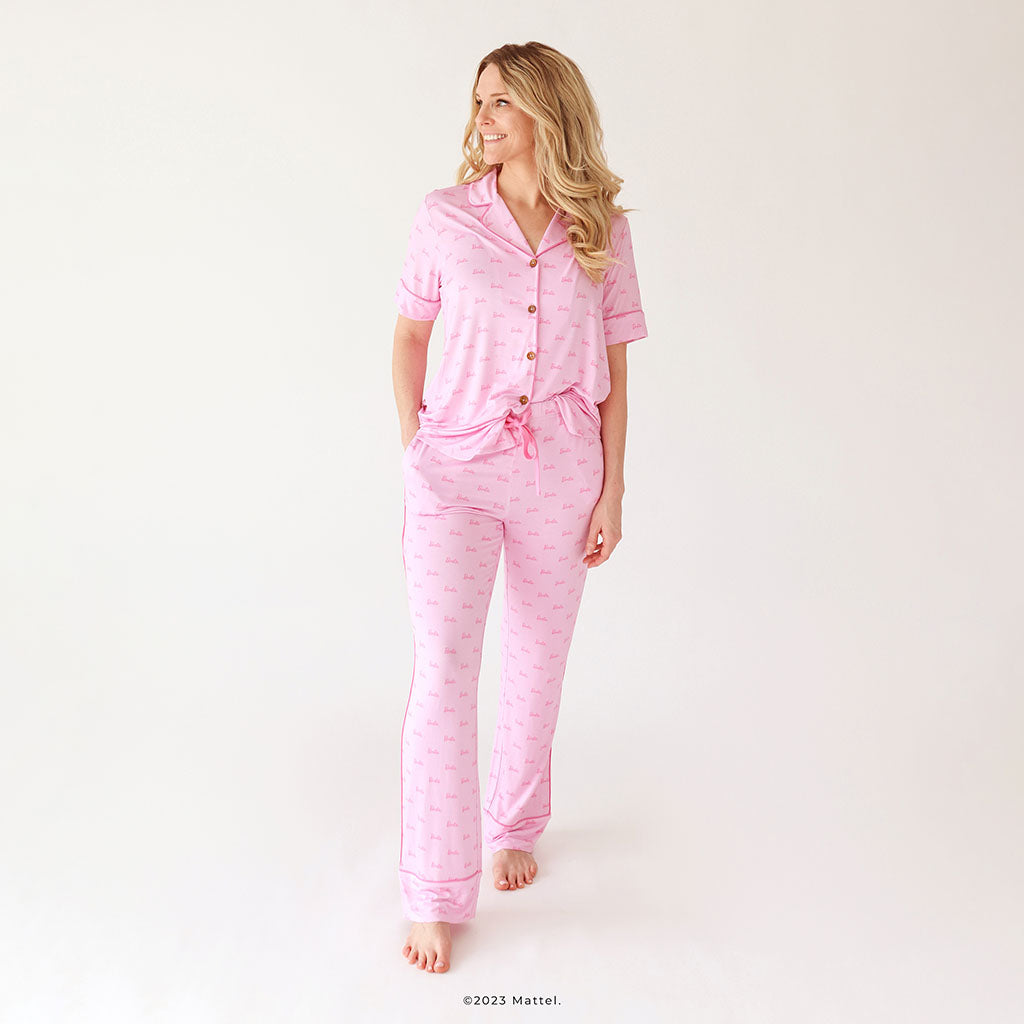 Image of Pastel Barbie™ Women's Relaxed Pant Luxe Loungewear