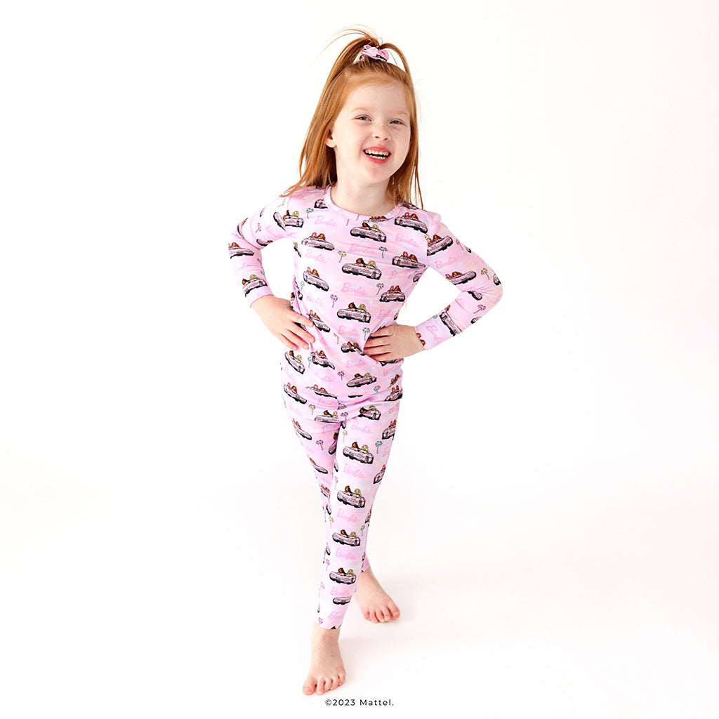 Image of Cruisin' Barbie™ Long Sleeve Pajamas