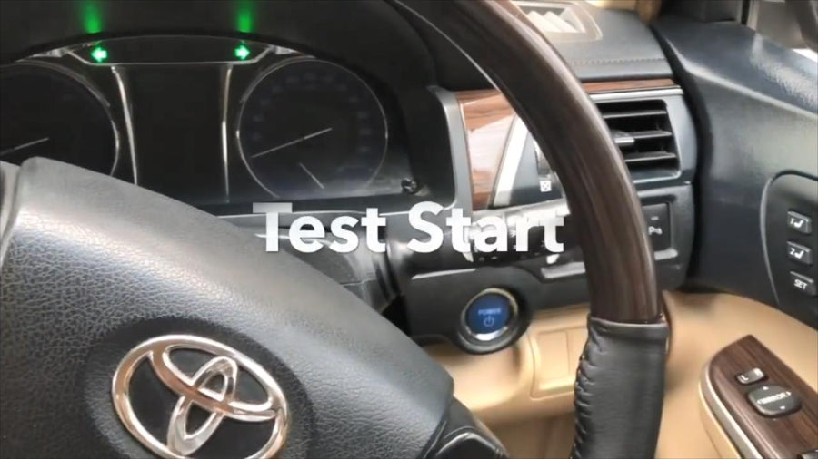 all key lost on 2017 Toyota Camry Step 9 Test Start/Stop Button