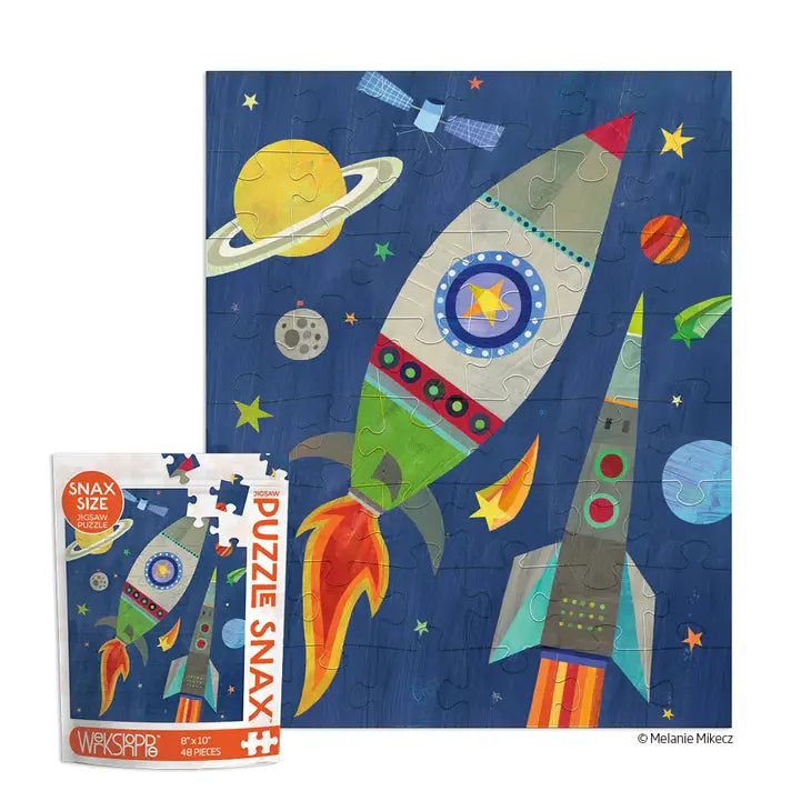 Outer Space Snax Size 48 Piece Puzzle
