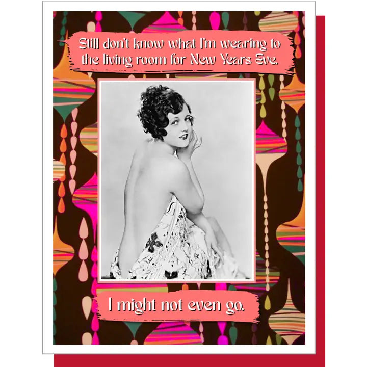 What I'm Wearing Christmas Greeting Card