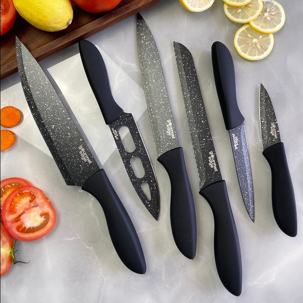 5 PC. TRAMONTINA SERRATED EDGE KNIFE SET - general for sale - by owner -  craigslist