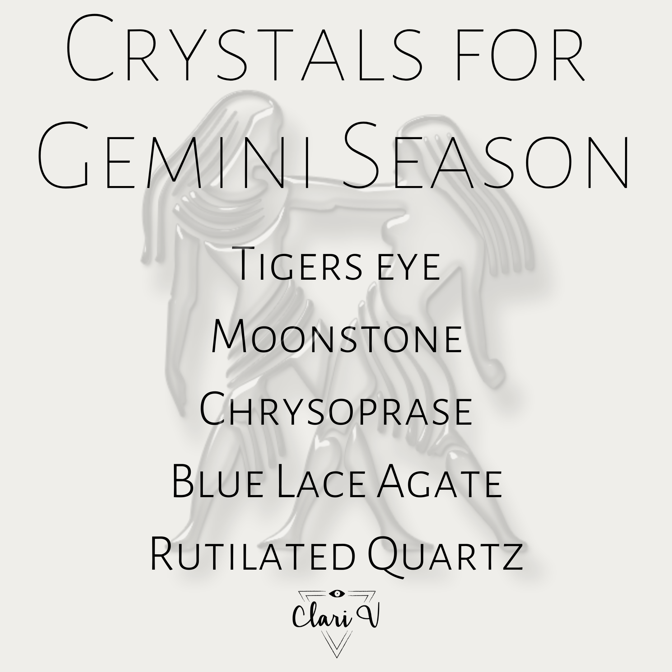 Crystal recommendation for Gemini