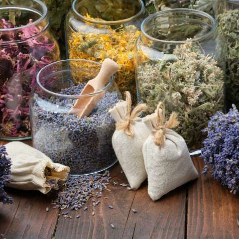 Dried medicinal herbs