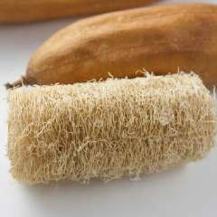 Peeled luffa