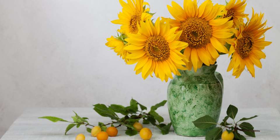 sunflower arrangement