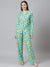 Cation Green Printed Night Suit
