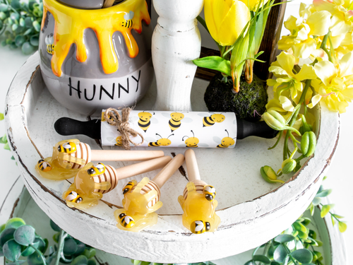 Honey Bee Tiered Tray Decor – Maison and Willow