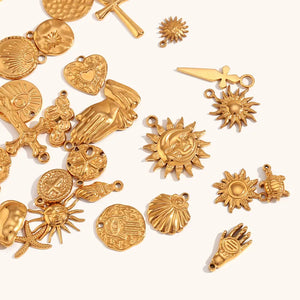 GOLD CHARMS 💧 - ATTICA JEWELS