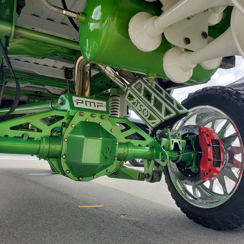 8" TSO Exhaust Tip on a 2014 Ford F250 PMF suspension lift