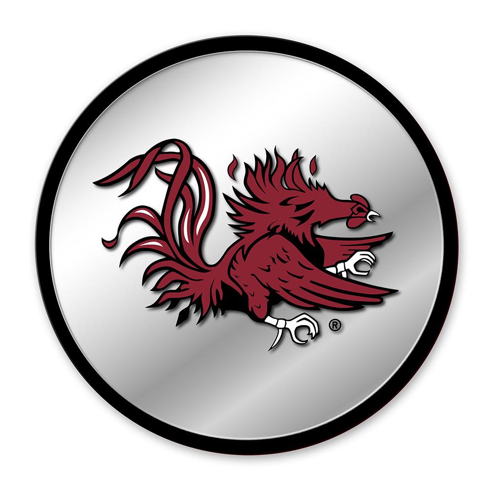 South Carolina Game Cocks Modern Disc Mirrored Wall Sign