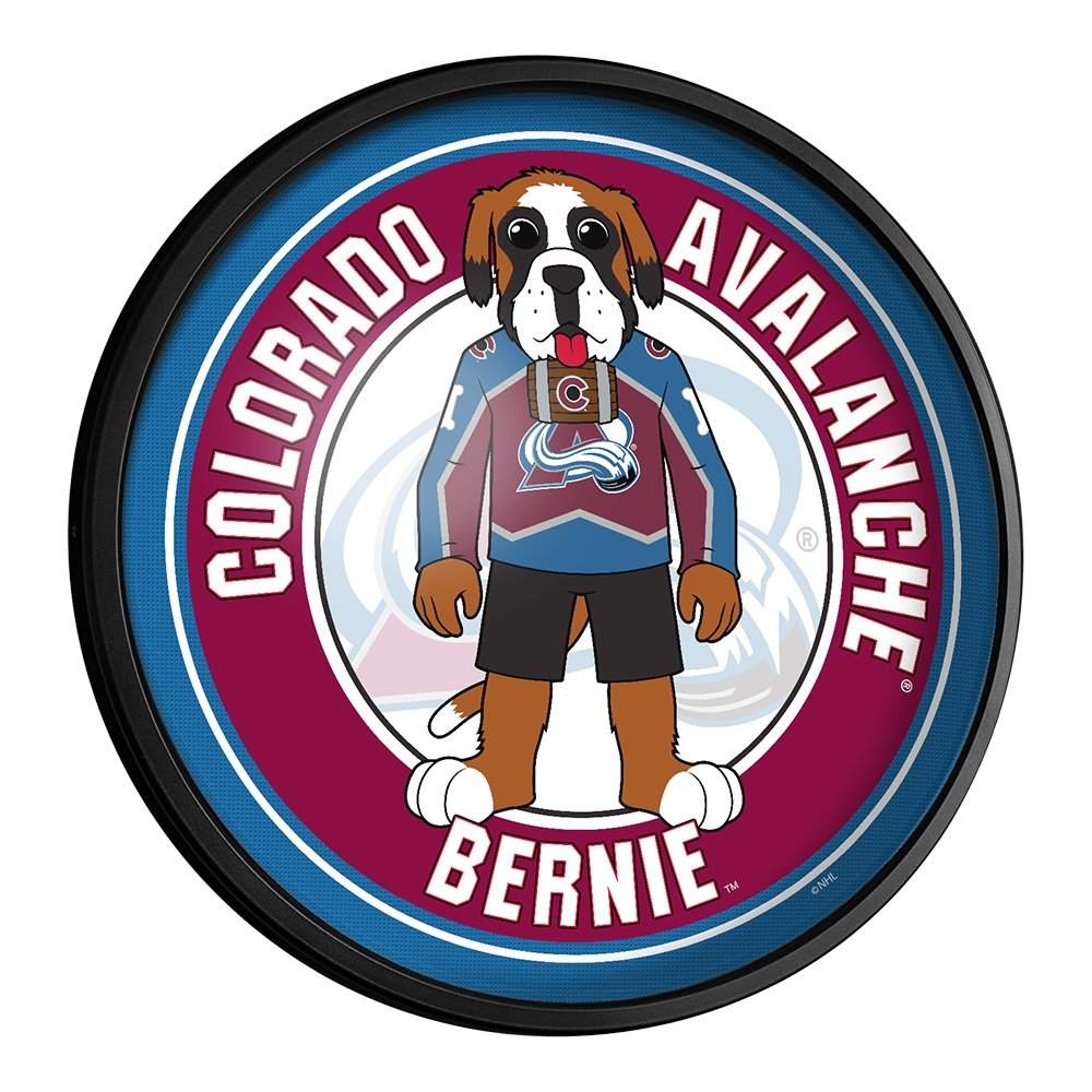 Colorado Avalanche "Faux" Barrel Top Wall Clock The FanBrand