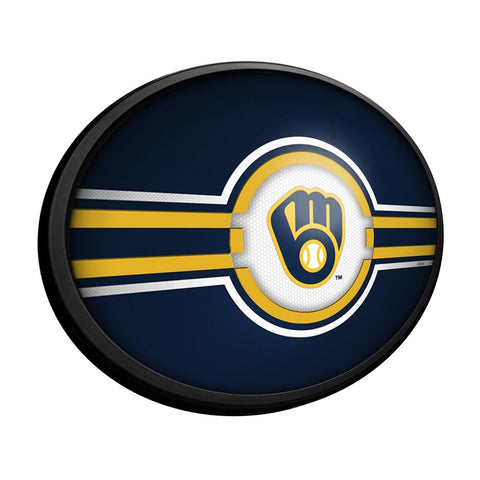 Milwaukee Brewers: Logo - Modern Disc Wall Sign - The Fan-Brand