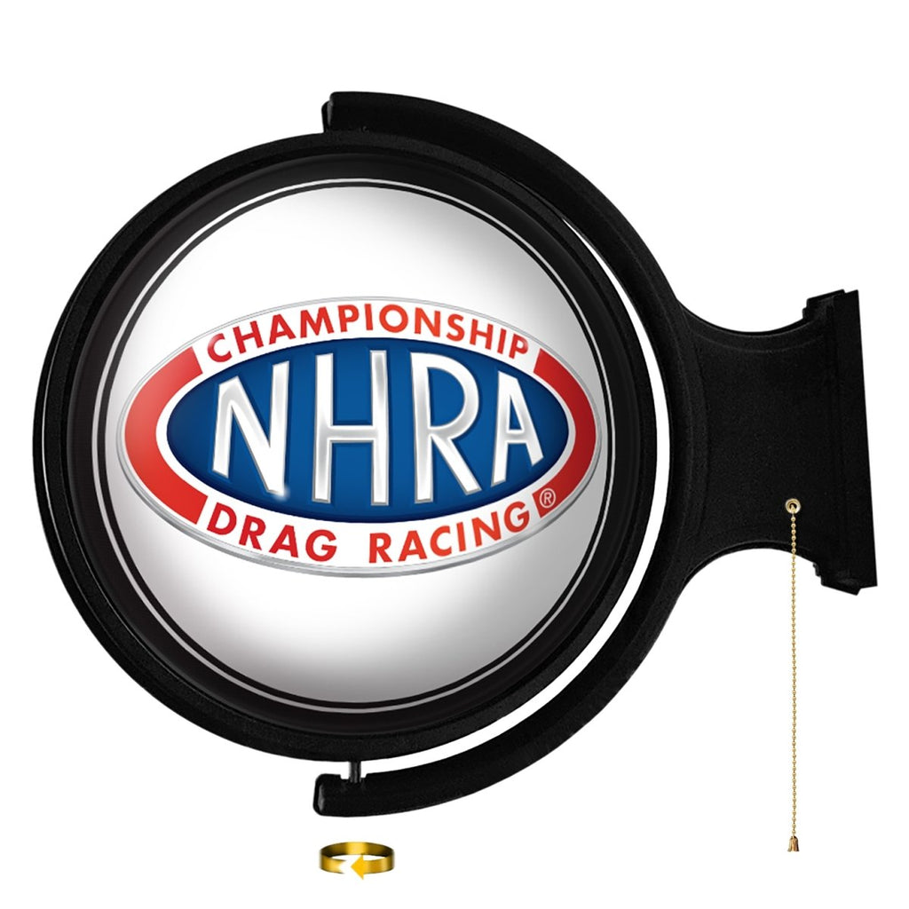 Nhra Original Round Rotating Lighted Wall Sign The Fan Brand