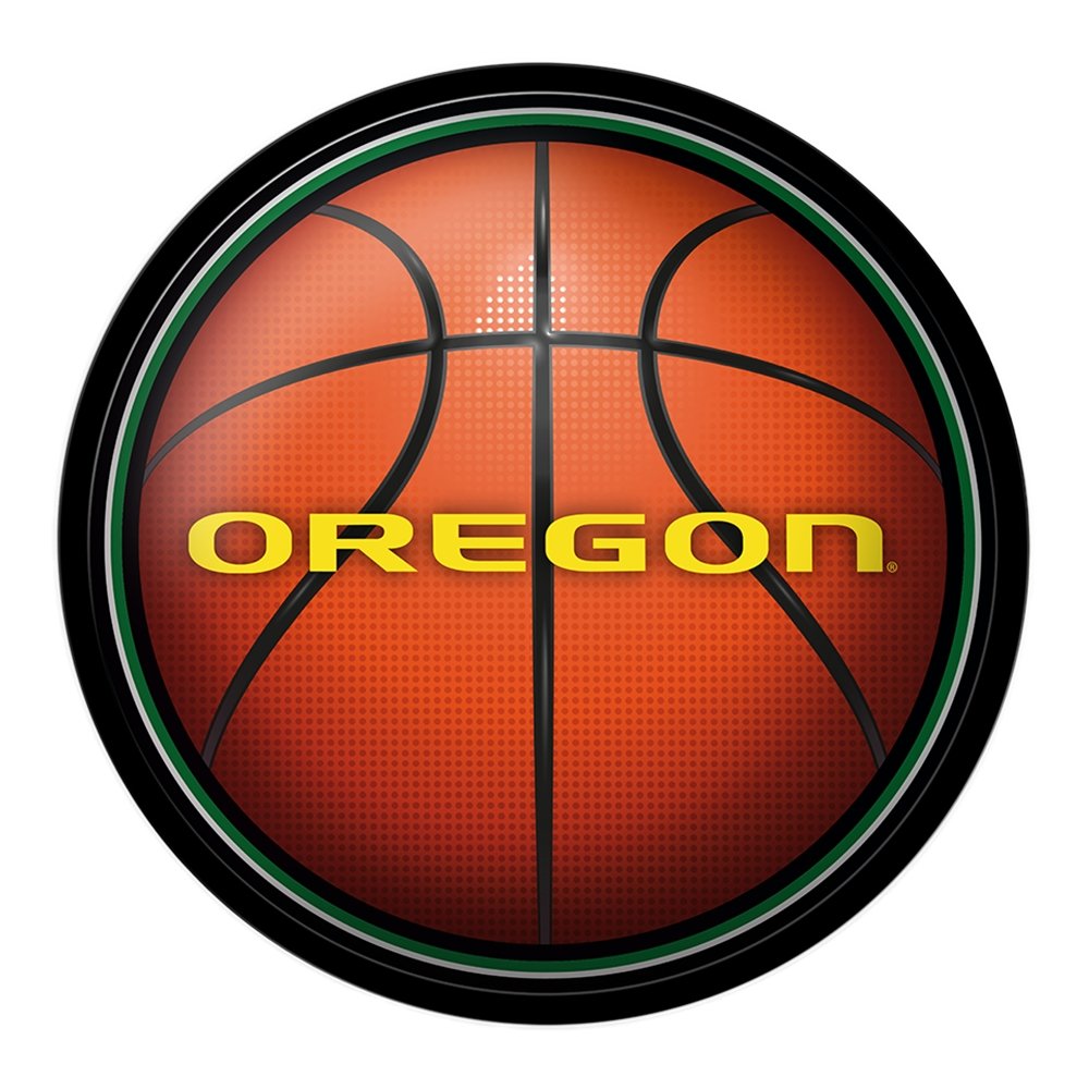 Oregon Ducks Basketball Modern Disc Wall Sign The Fan Brand