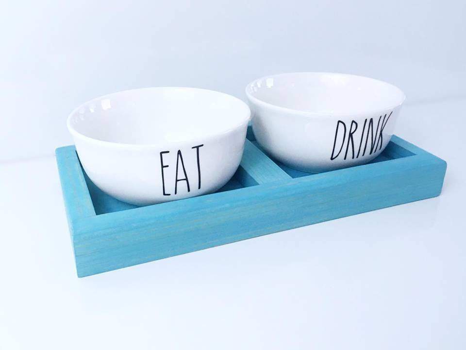 Large Brookline Pet Bowl Sets