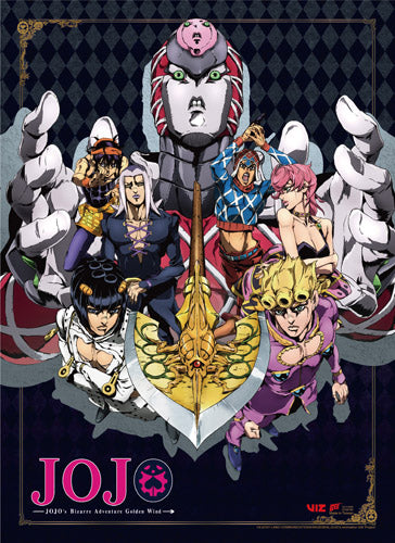 JoJo's Bizarre Adventure: Group 2 Wall Scroll - Geek-Is-Us