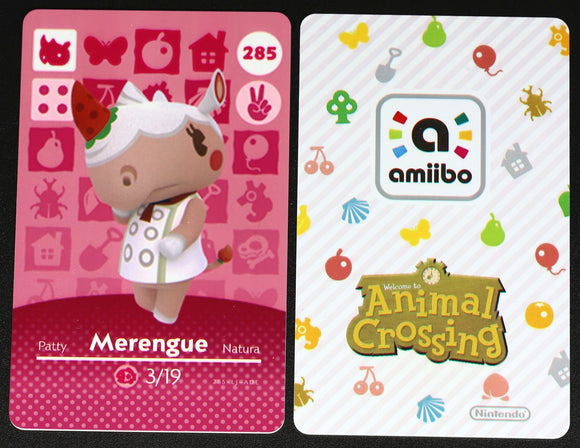 #285 Animal Crossing Amiibo Card – Villager Cards